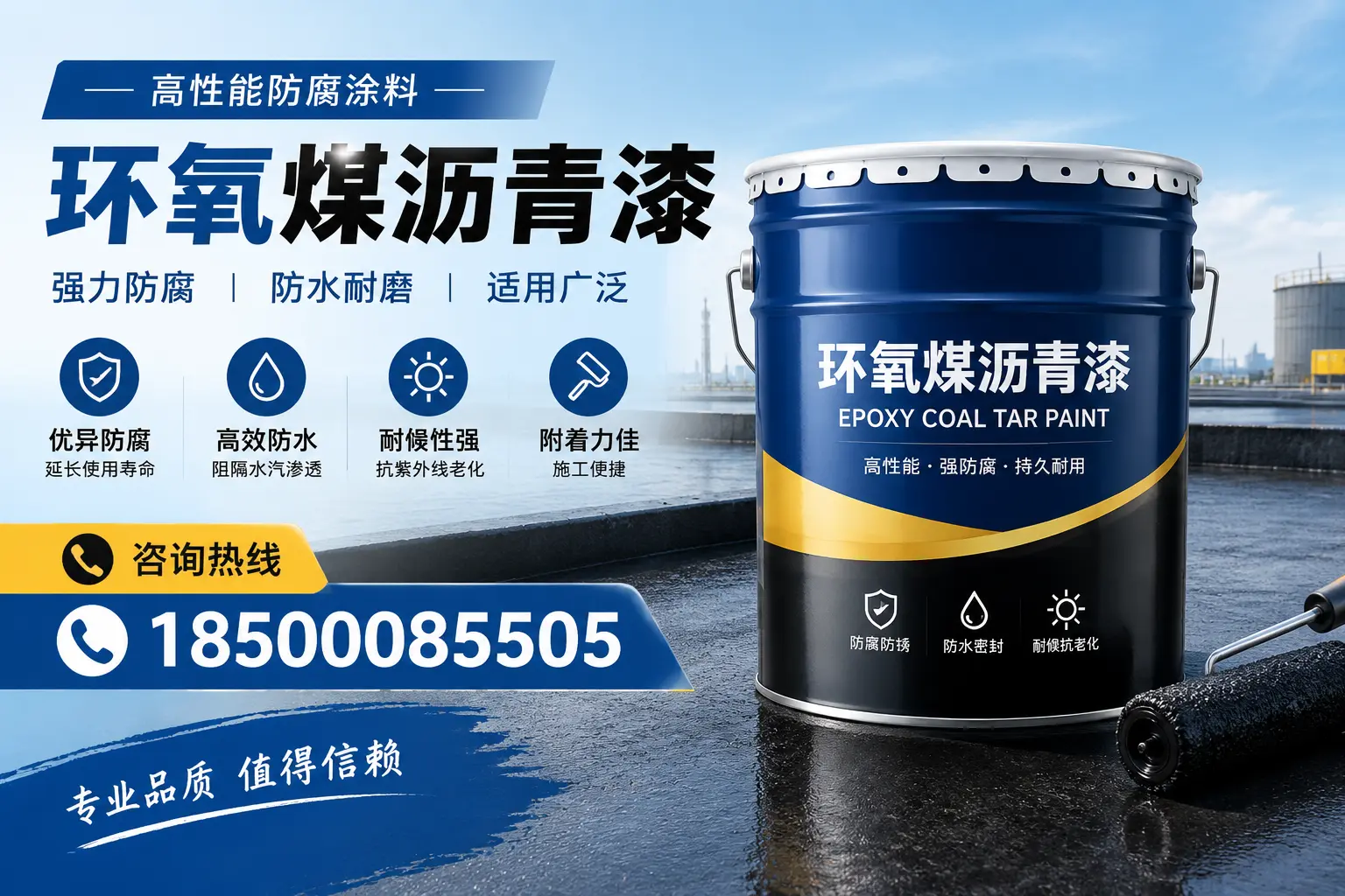 环氧煤沥青漆的主要成分与功能，琼中用户深度了解